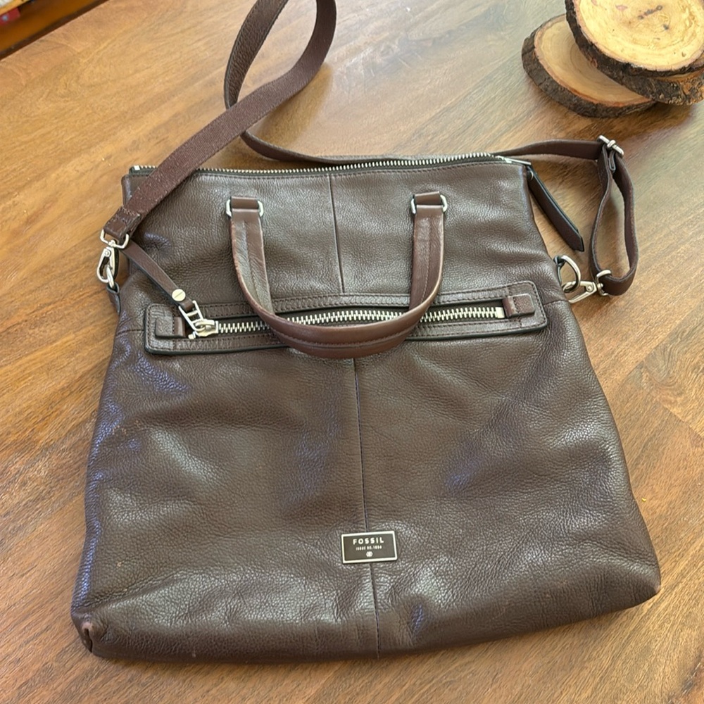 Fossil Dawson Fold Over Crossbody